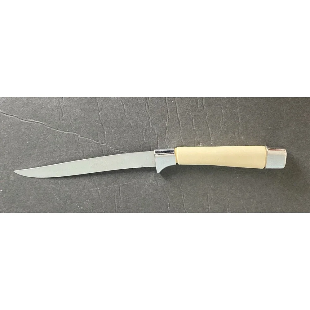 6 PIECE OXHEAD  Steak KNIFE SET STAINLESS  Knives ENGLAND W Box